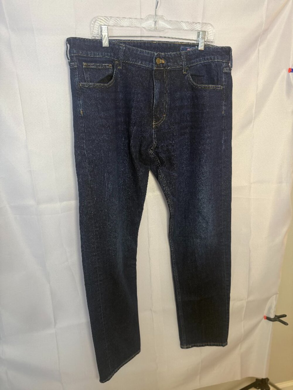 Vineyard Vines Men’s Jeans 35x32 Dark Wash Straight Leg Denim